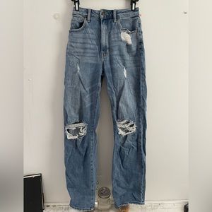 Hollister High Waisted Ripped Jeans